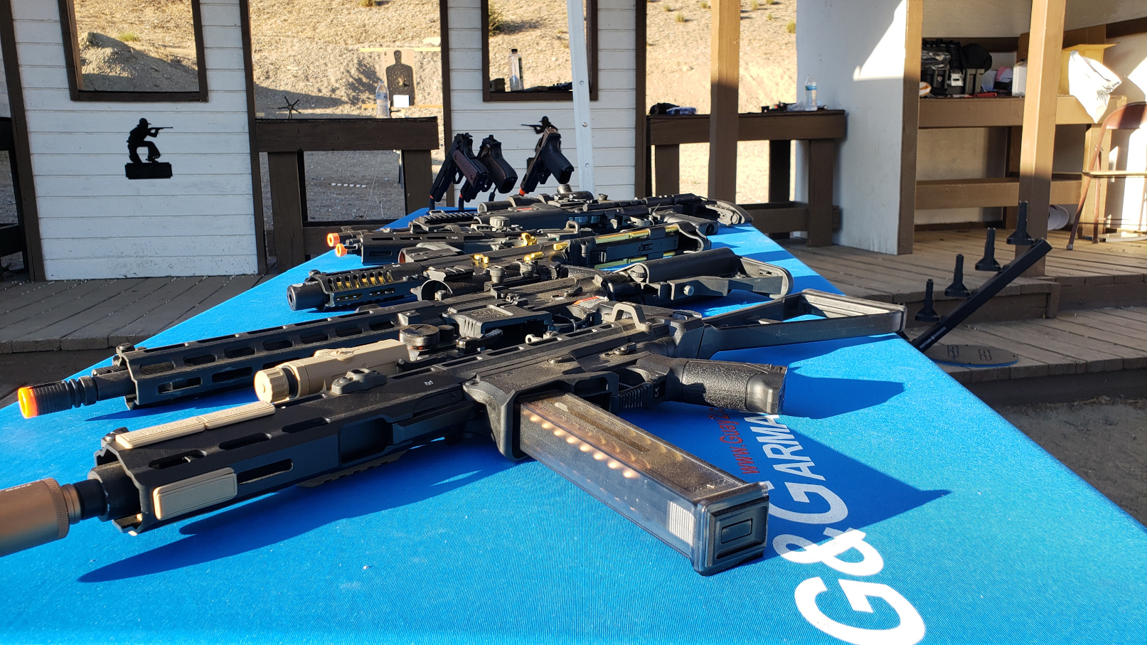 Some more G&G Armament rifles on display